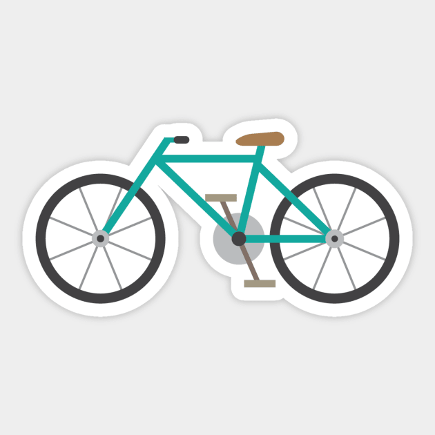 aquamarine  bicycle Sticker by Namarqueza